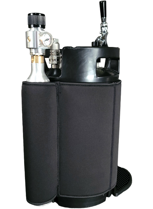A 500 gram co2 cylinder designed for pressurizing 10L Big G Gloria Keg