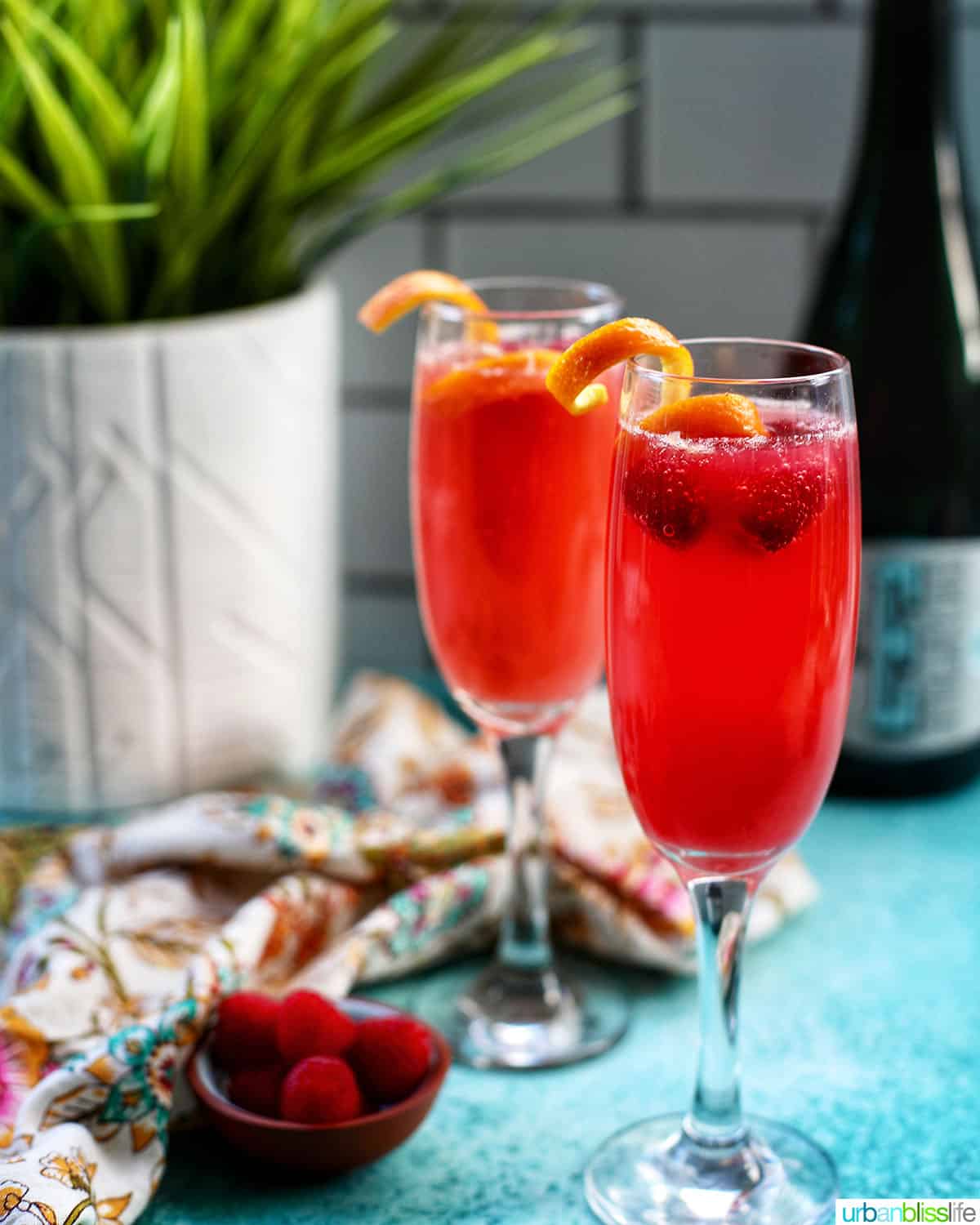 Lemon Raspberry Mimosa