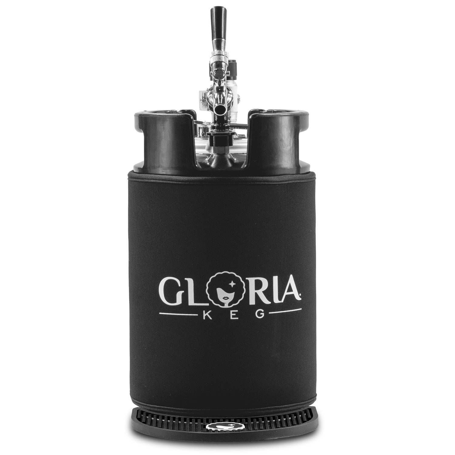 Big G 10L Gloria Keg facing straight forward on a white background