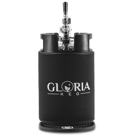Big G 10L Gloria Keg facing straight forward on a white background