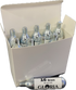 A pack of ten silver-colored 16-gram threaded CO2 cartridges placed in a white box for use with 7L Gloria Keg and 7L Gloria Rose