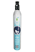A white co2 cylinder with blue and green labeling, indicating it is a 500-gram cylinder designed for pressurizing 10L Big G Gloria Keg